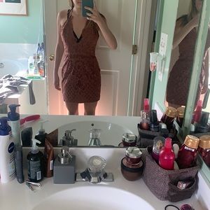 Open back homecoming dress